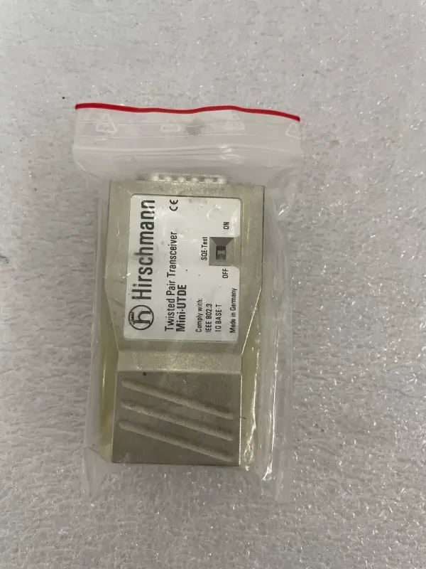Hirschmann Mini-UTDE 10 BASE-T Twisted Pair Transceiver - 4