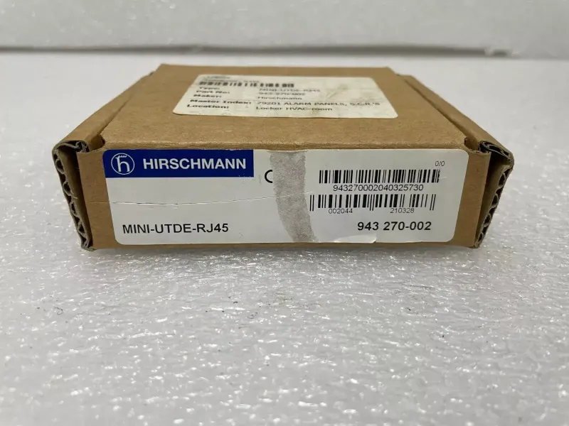 HIRSCHMANN MINI-UTDE-RJ45 MINIUTDERJ45 943 270-001 Twisted Pair Transceiver - 4
