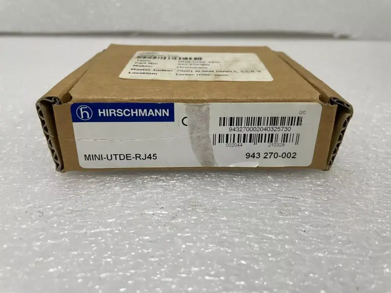 HIRSCHMANN MINI-UTDE-RJ45 MINIUTDERJ45 943 270-001 Twisted Pair Transceiver - 4