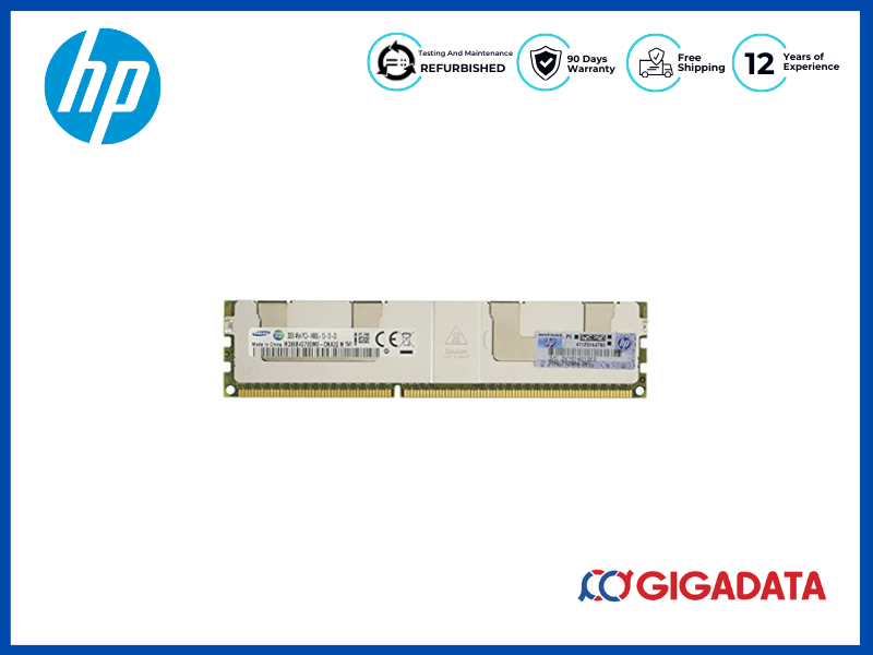 HP 16GB 2Rx4 PC3-12800R-11 KIT DDR3 1600MHz REG RDIMM Memory 672631-B21 - HP