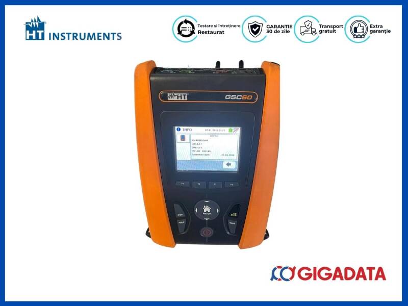 HT Instruments GSC60 PQA Safety Tester 1000VDC Power Quality Analyzer PQA - 2