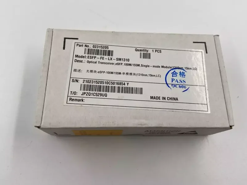 Transceiver optic Huawei ESFP-FE-LX-SM1310 100M/155M 1310 nm 15 km LC - HUAWEI