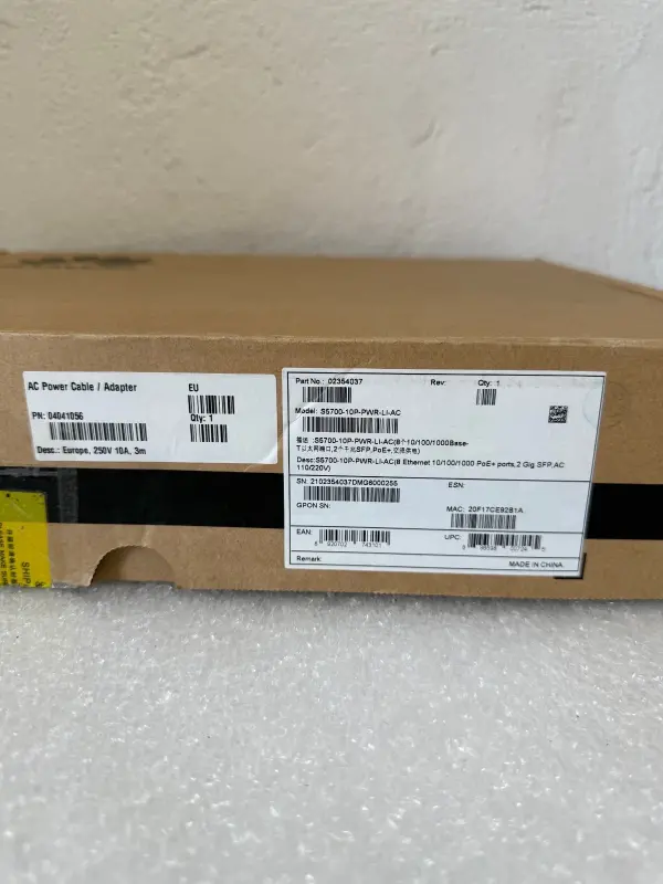Huawei S5700-10P-PWR-LI-AC 8x 1000 Base-T PoE + 2x GE SFP Switch - 2