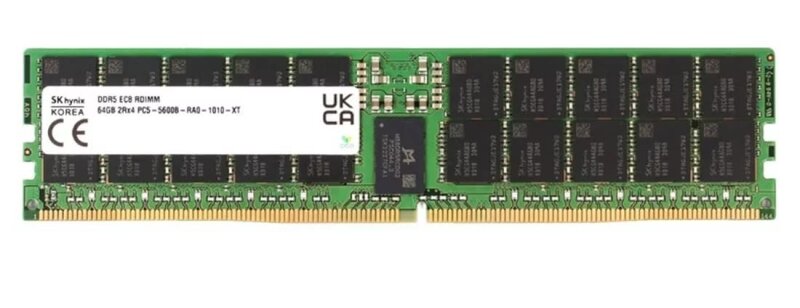 Hynix 64GB DDR5 5600MHz ECC RDIMM Memorie Server - Hynix