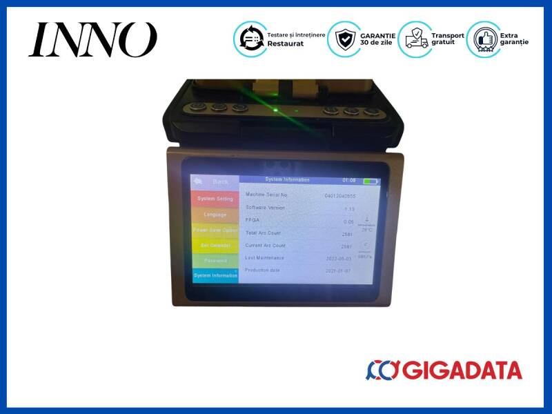 INNO view 8+ Alignment Fusion splicer with V7 Cleaver Total Arc 2581 - 2