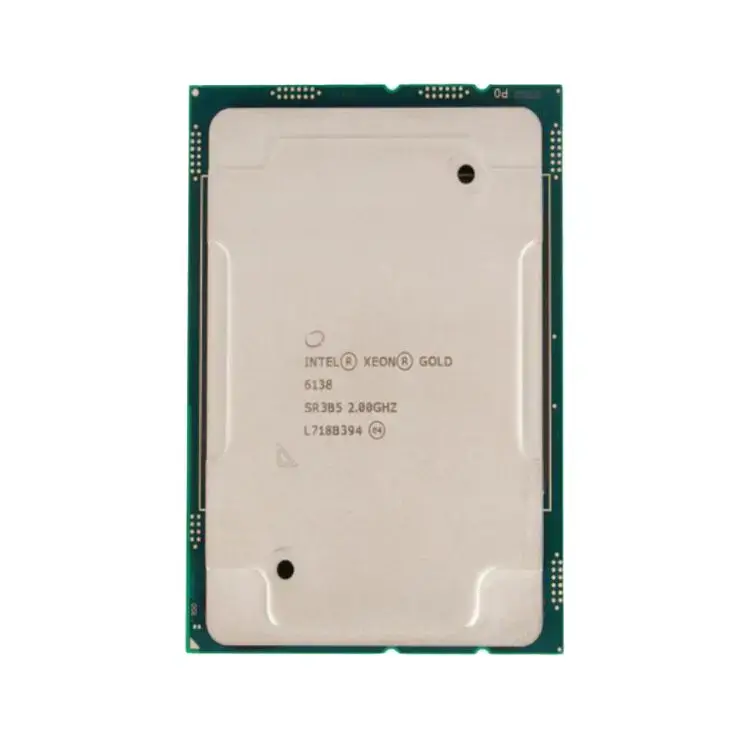 SR3B5 Intel Xeon 20-Core Gold 6138 2.00 GHz, 27,50MB Cache - 1