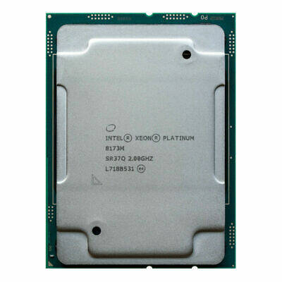 SR37Q Intel Xeon 28-Core Platinum 8173M 2.00 GHz, 38MB Cache - 1