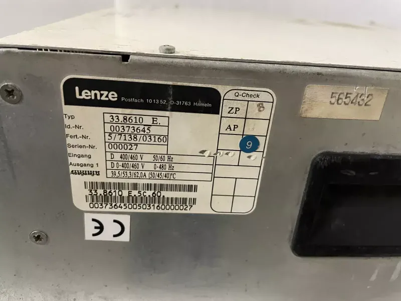 Lenze 8600 Series AC 8602NP Power Board - 8