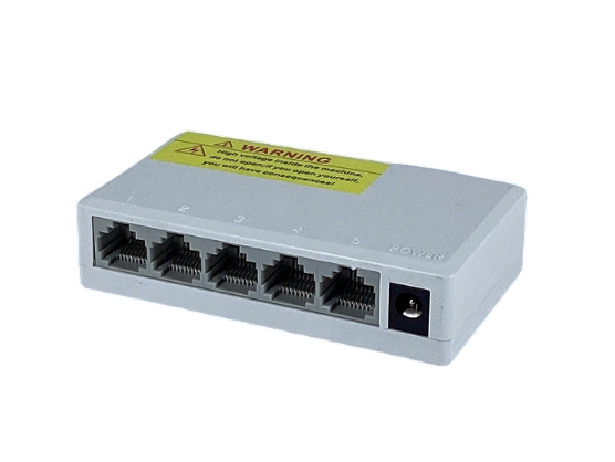 Longline Switch 5 Porturi 10/100/1000 Mbps cu Carcasa Plastic - 2