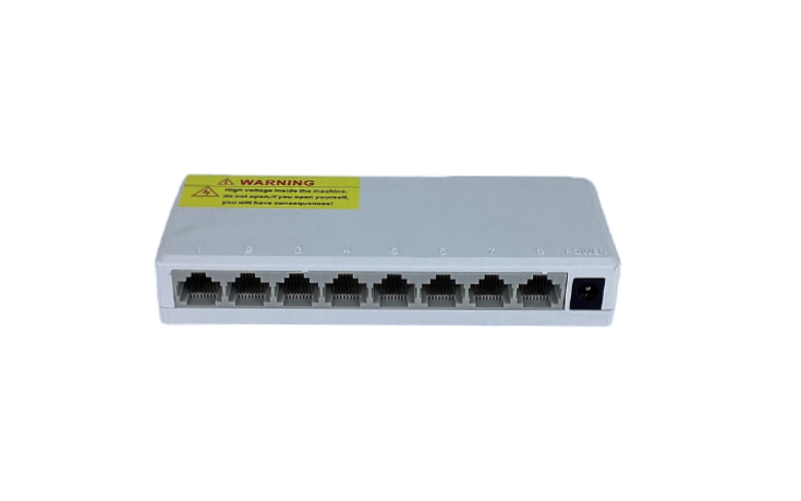 Longline Switch 8 Porturi 10/100/1000 Mbps cu Carcasa Plastic - 1