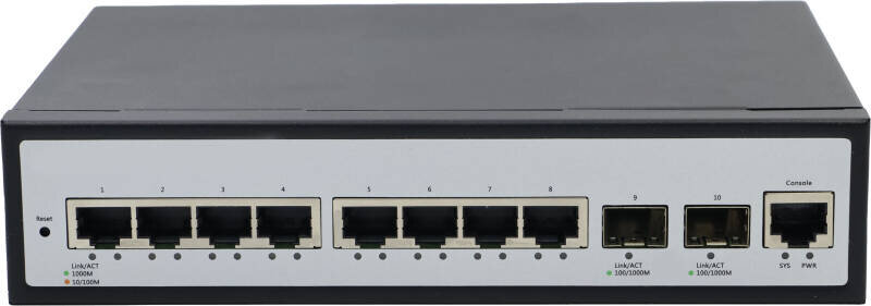 Longline Switch 8 Porturi Gigabit RJ45 cu 4 Porturi 10G SFP Uplink - Longline