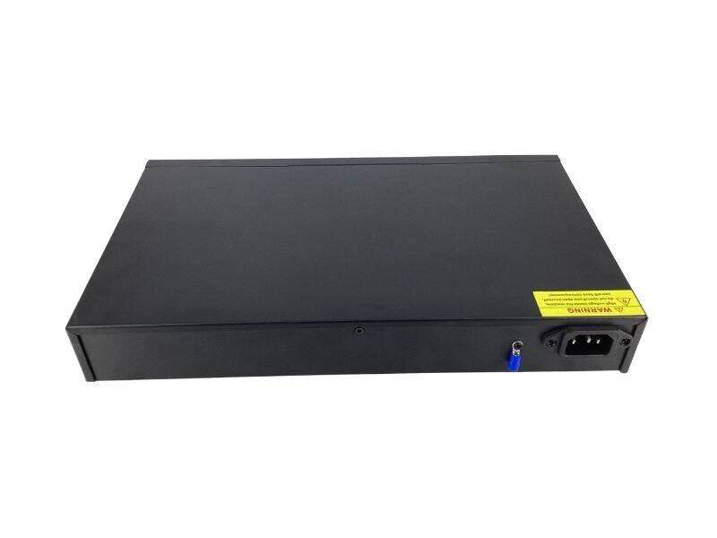 Longline Switch Gigabit Administrabil cu 24x Porturi PoE si Uplink 2x RJ45 si 2x SFP - 2