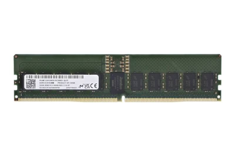 Micron DDR5 32GB 5600MHz RDIMM Memorie Server - 1