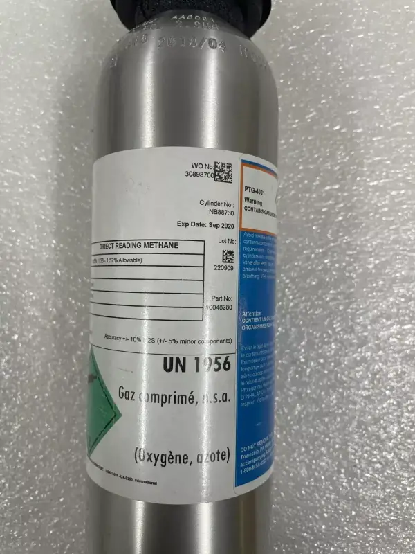 MSA 10048280 Calibration 34L Gas Bottle - 3