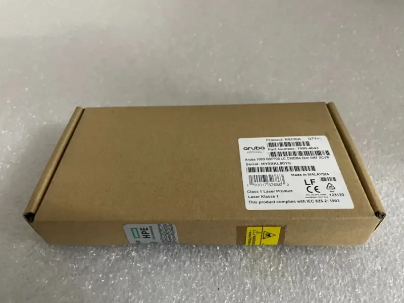 NEW HPE ARUBA R0Z30A Aruba 100G QSFP28 LC CWDM4 2km 1990-4643 Transceiver - 1