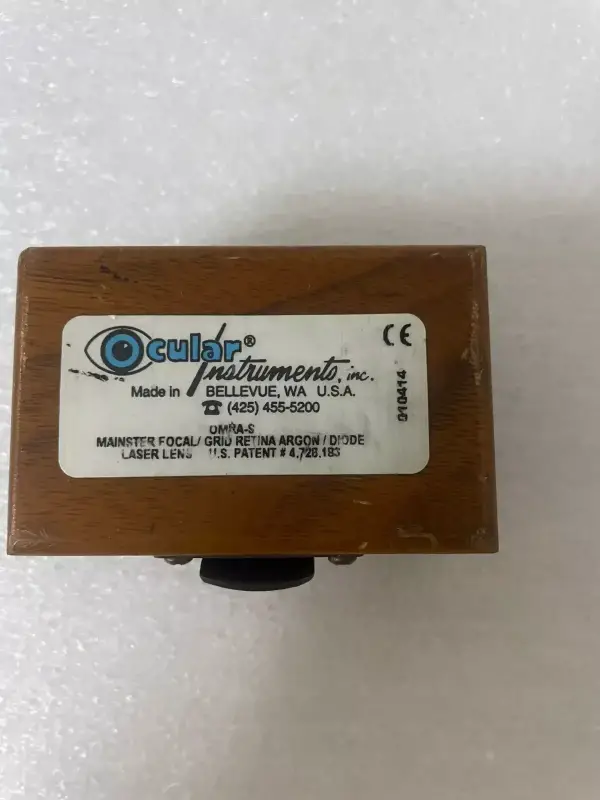 Ocular® OMRA-S Mainster (Standard) Focal/Grid argon/diode laser lens - 7
