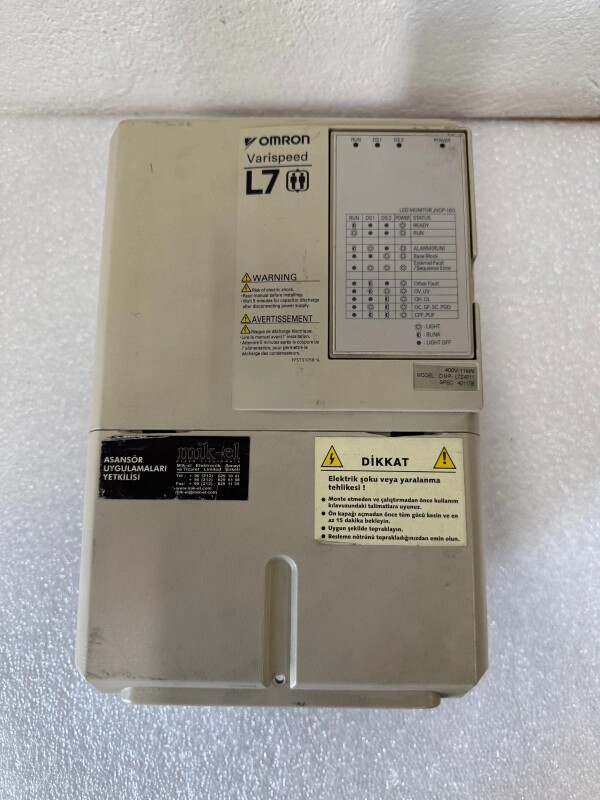 OMRON VARISPEED L7 CIMR-L7Z4011 11KW 400V FREQUENCY CONVERTER - 3