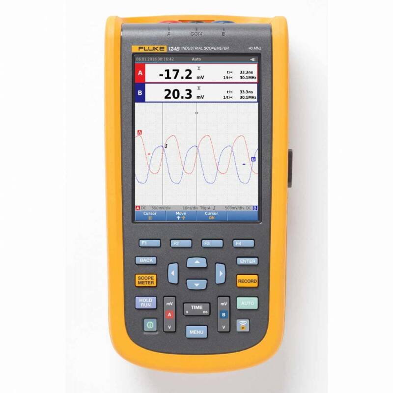 Osciloscop Portabil Fluke 124B Scopemeter – Precizie și Fiabilitate pentru Analiza Industrială - 1