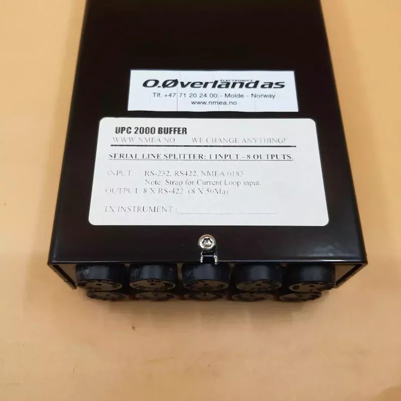 OVERLAND UPC 2000 BUFFER UPC2000 Serial Line Splitter 1 input 8 Output - 2