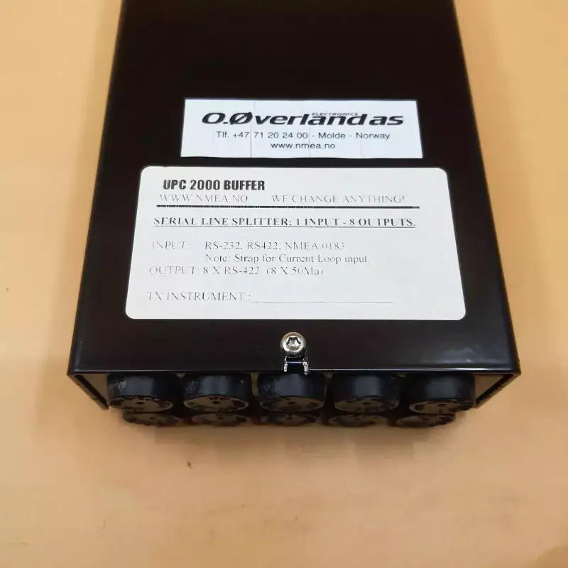 OVERLAND UPC 2000 BUFFER UPC2000 Serial Line Splitter 1 input 8 Output - 2