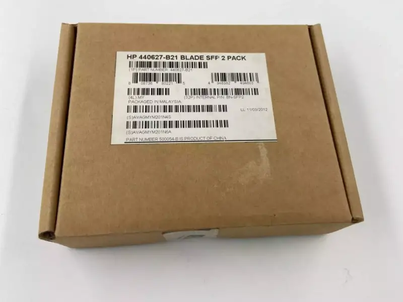 Pack 2× Transceiver HP 440627-B21 BLC GBE2C Layer 2/3 Fiber SFP - 1