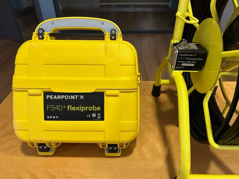 Pearpoint FlexiProbe P340+ Sewage Pipe Inspection Camera System with 341 flexipr - 1