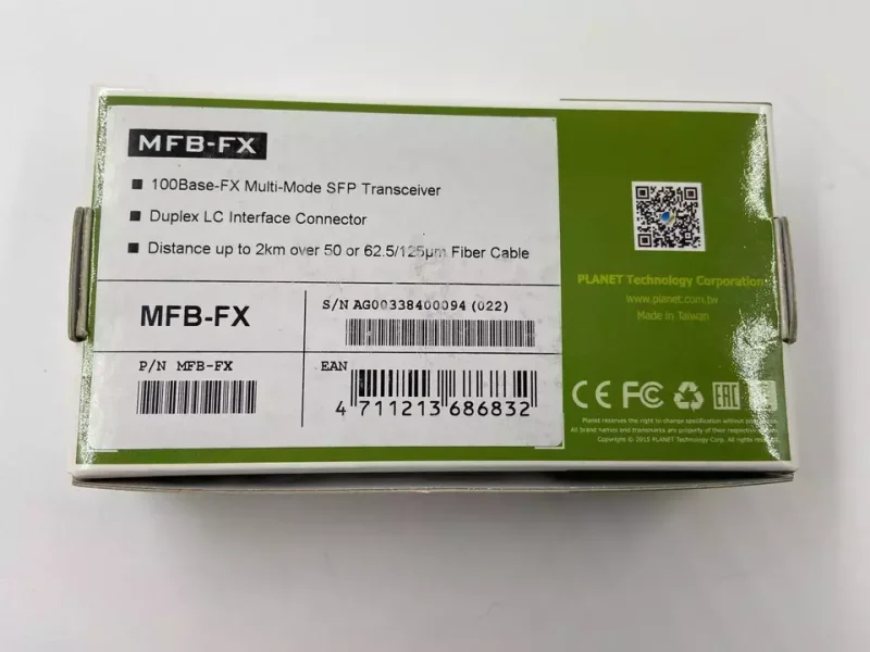 Planet MFB-FX SFP Fiber Module Tranceiver 100Base-FX 1310nm 2km - 2