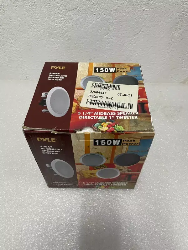 Pyle PDIC51RD Boxa Tavan Incastrata 5.25 Inch Rotunda - 3
