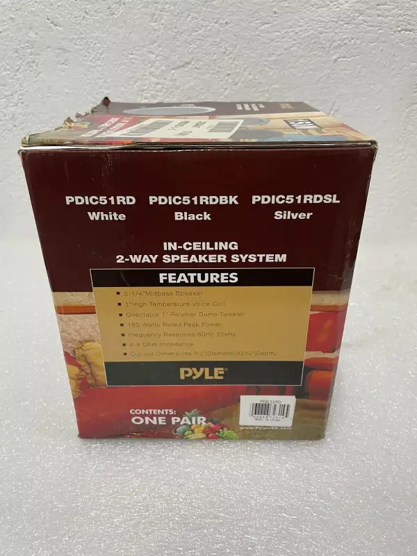 Pyle PDIC51RD Boxa Tavan Incastrata 5.25 Inch Rotunda - 4