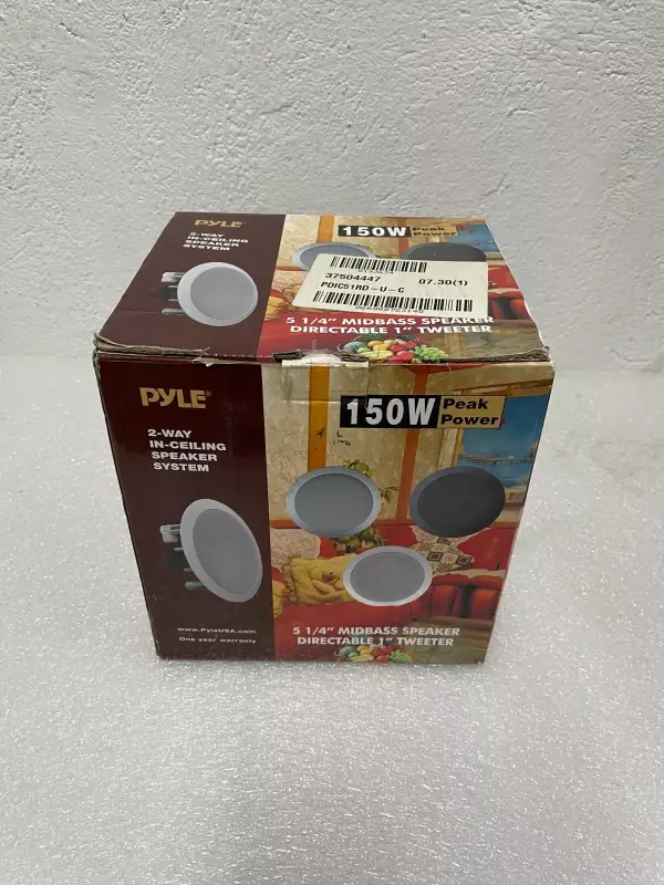 Pyle PDIC51RD Boxa Tavan Incastrata 5.25 Inch Rotunda - 1