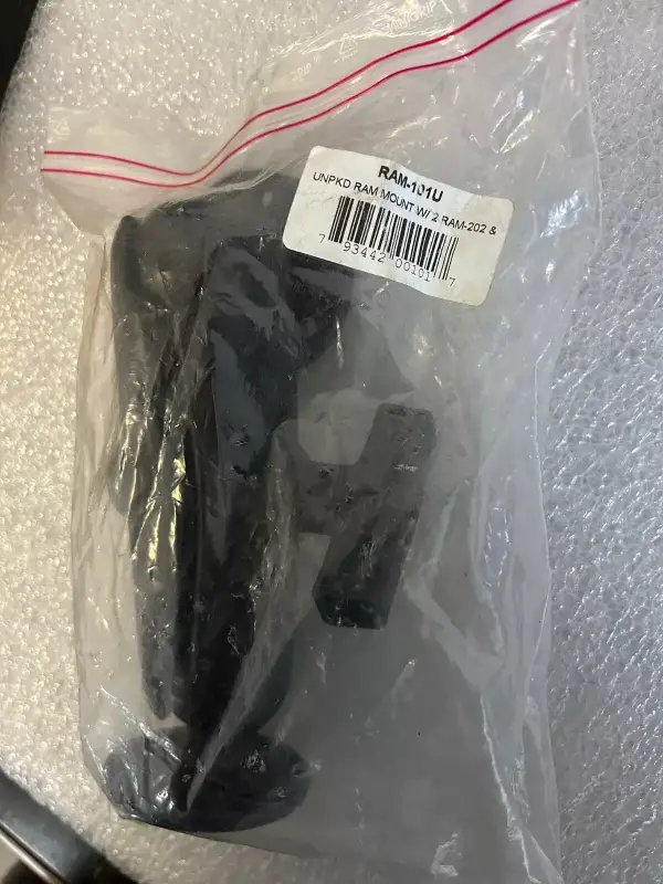 RAM RAM-101U UNPKD RAM MOUNT W/2 RAM-202 - 1