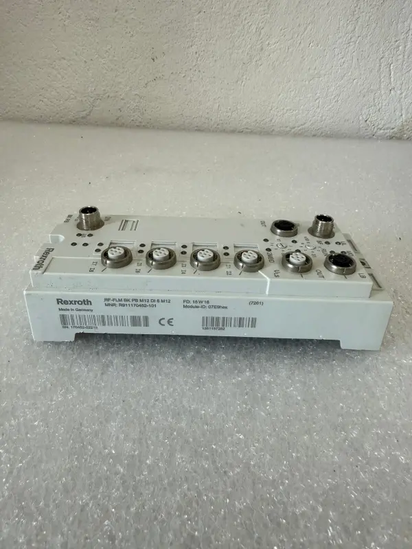 Rexroth RF-FLM BK PB M12 DI 8 M12 Fieldline Modular Bus Coupler R911170452 - 4