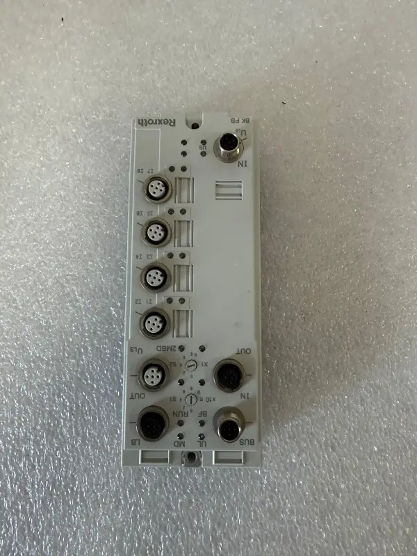 Rexroth RF-FLM BK PB M12 DI 8 M12 Fieldline Modular Bus Coupler R911170452 - 2