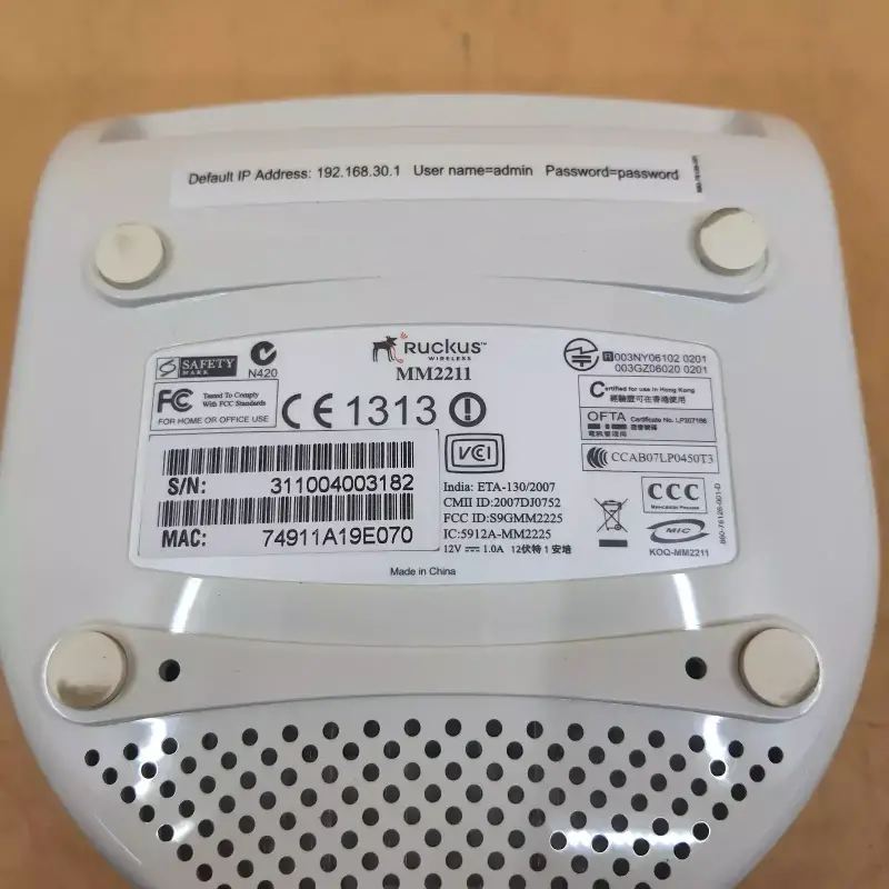 RUCKUS MEDIAFLEX 2211 901-2211-EU00 MM211 Metro Broadband Gateway - 6