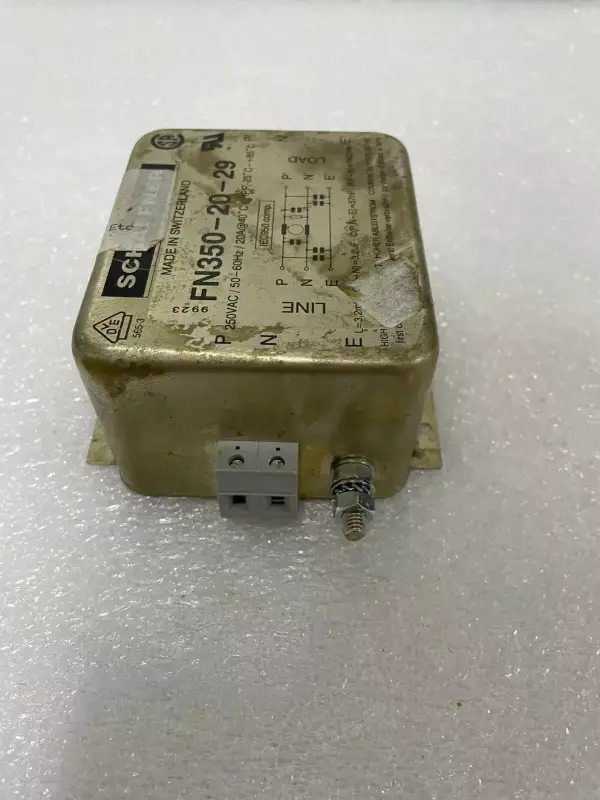 SCHAFFNER FN350-20-29 RFI POWER LINE FILTER - 3
