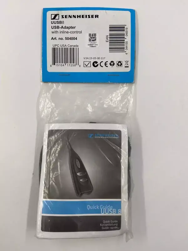 NEW Sennheiser UUSB8 USB-Adapter with Line Control 504004 UUSB 8 - 1