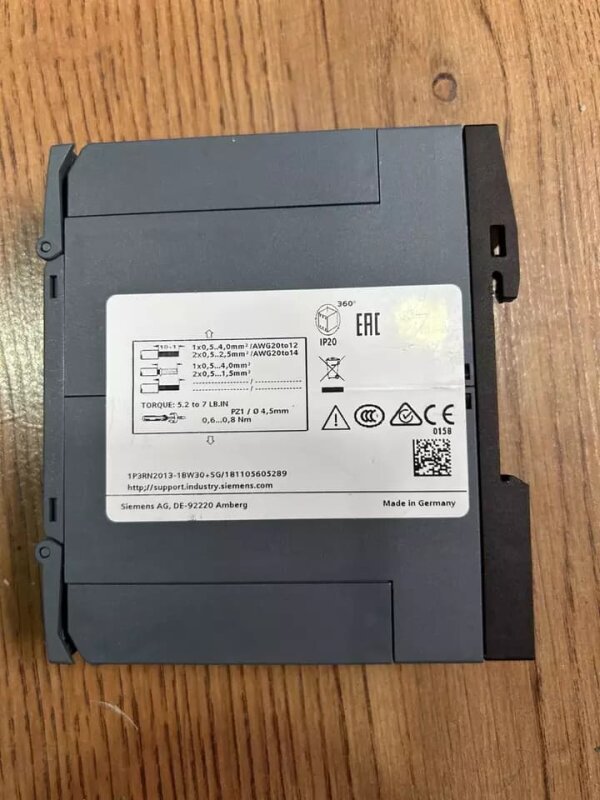 Siemens 3RN2013-1BW30 Releu Protectie Motor 6A - 3