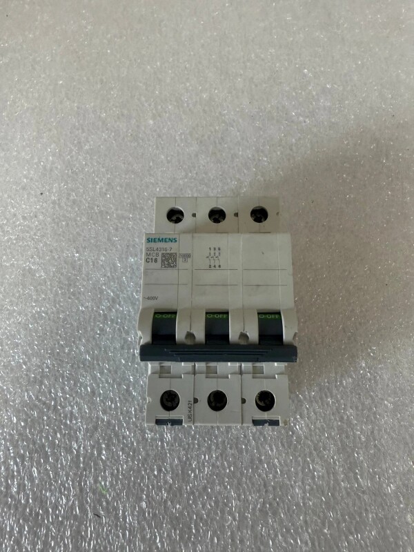 Siemens 5SL4316 5SL4316-7 MCB C16 Circuit Breaker - 1