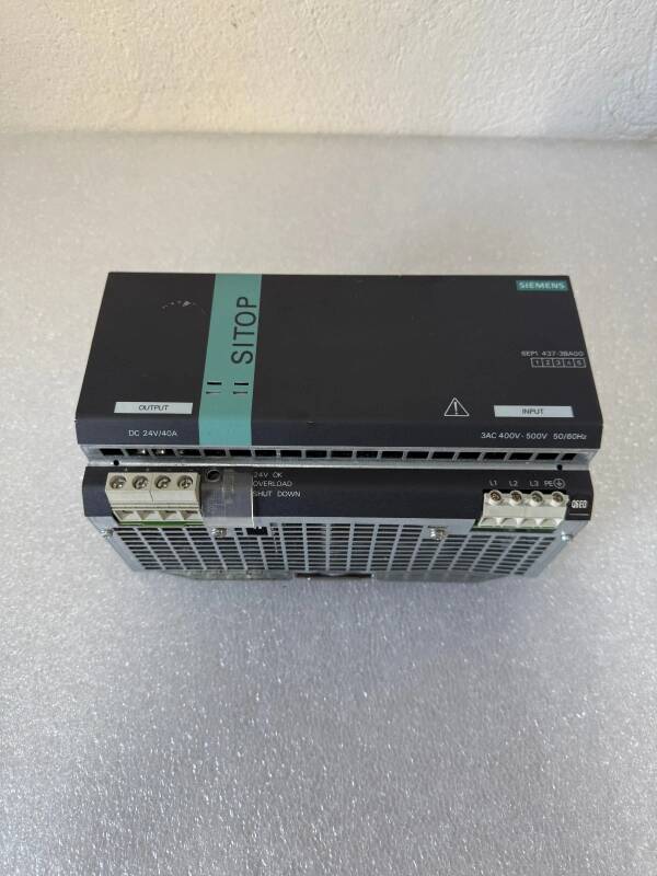 Siemens 6EP1437-3BA00 Sitop Power 40 Power Supply Module - 1