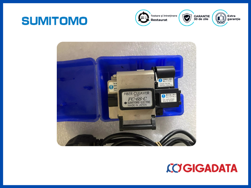 Sumitomo TYPE-72C Core Aligning Fusion Splicer W/ FC-6S-C Cleaver 3650 Arc - 2