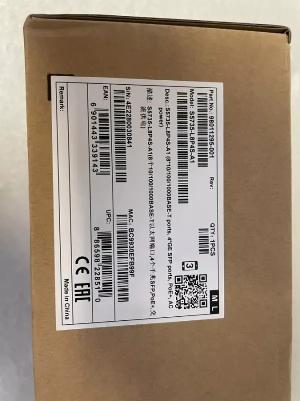 Switch Huawei S5735-L8P4S-A1 8×GE PoE+ 4×SFP - 6