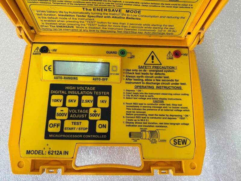 Tester izolație digital SEW 6212A IN - 2