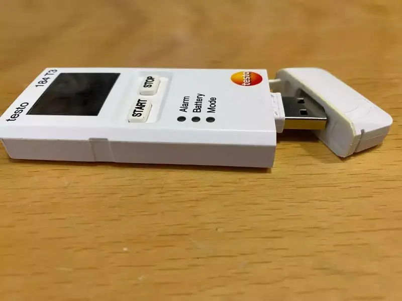 TESTO 184-T3 Temperature Data Logger For Transport Monitoring 0572 1843 - 2