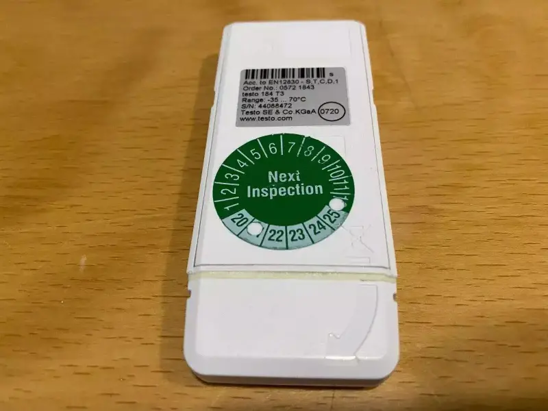 TESTO 184-T3 Temperature Data Logger For Transport Monitoring 0572 1843 - 3