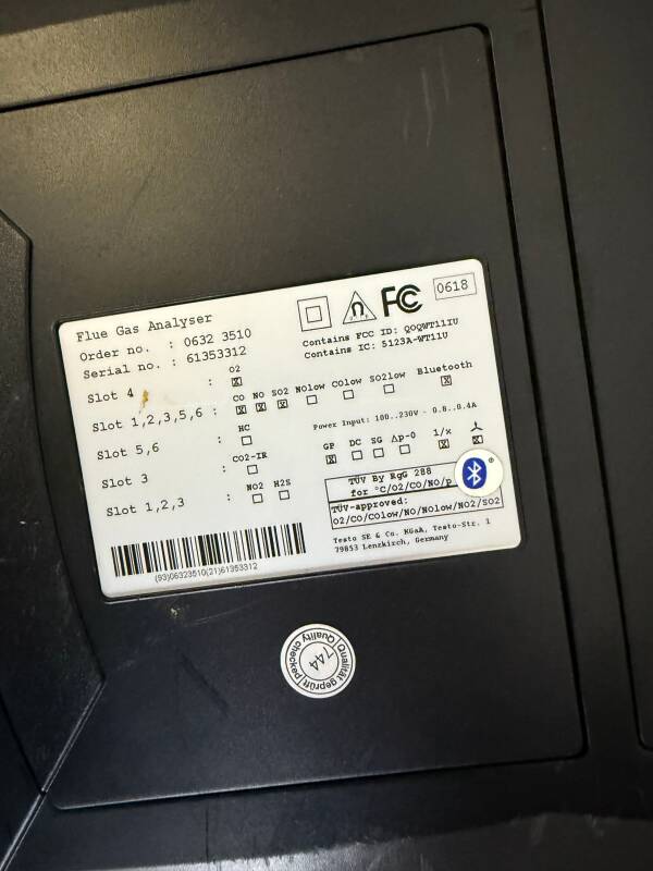 Testo 350 Analizor de Gaze de Eșapament / Flue Gas Analyzer - 8