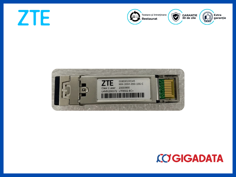 Transceiver Gigabit ZTE LTF8502-BC + MM-300M-850-10G-C multimod 300 m - ZTE