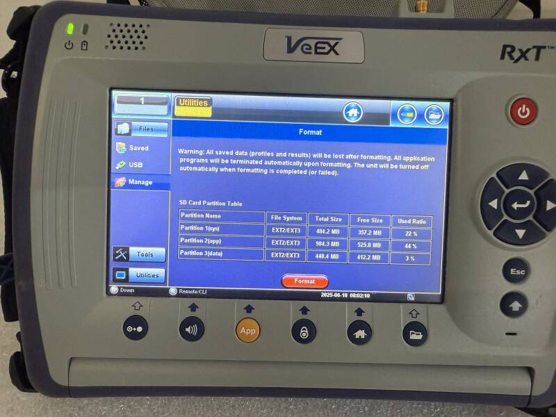 VeEX RXT-3000 Modul de Testare Multi-Serviciu – Analizor Ethernet, OTN și Fibra Optică - 3