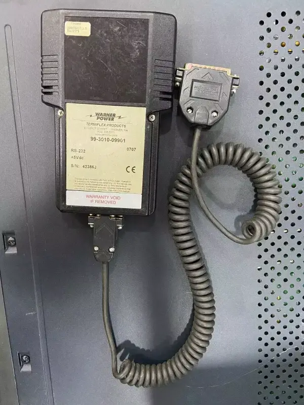 Warner Power 99-3010-09901 RS-232 Hand Held Control Display Unit - 2